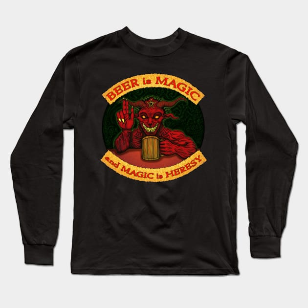 Beer is Magic - Azhmodai 2018 Long Sleeve T-Shirt by azhmodai